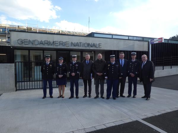 Visite officielle caserne de gendarmerie de Guebwiller