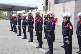 Colmar : Cérémonie d'hommage aux sapeurs-pompiers décédés dans l'exercice de leurs missions