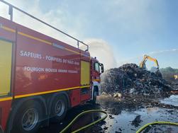 Incendie sur le site de l’entreprise Schroll à Colmar