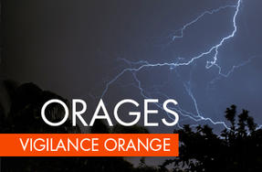 ALERTE MÉTÉO – Vigilance Orange Orages violents dans le Haut-Rhin