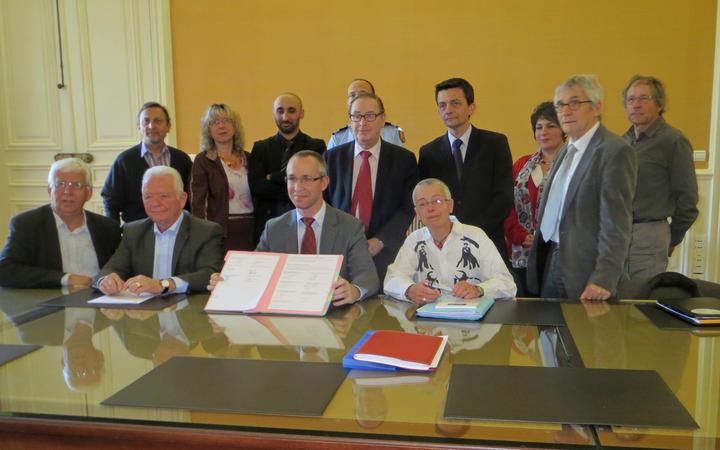 Signature du protocole-cadre avec Mme Renger, Procureurs, le Cabinet du Préfet et la Gendarmerie